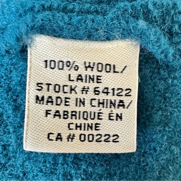 Jessica Plus Vintage Blue Wool Button Down Blazer Jacket Size 1X - Picture 11 of 12